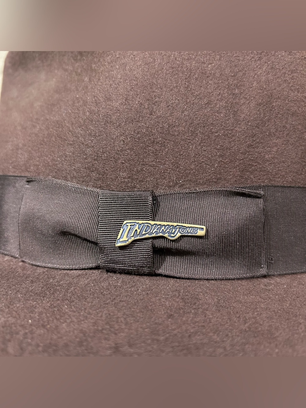 VTG 1984 Lucas Film Indiana Jones Authentic Hat John B Stetson XL 100% Wool USA - Picture 2 of 12